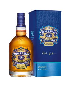 Chivas Regal 18 Year Old Gold Signature Blended Scotch Whisky 70cl